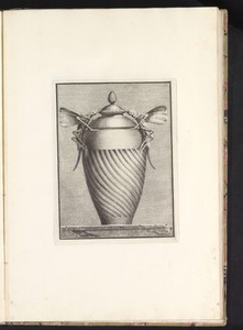 Pot met deksel met insecten als ornament