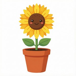Potted Sunflower