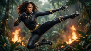 Pouncing Panther
