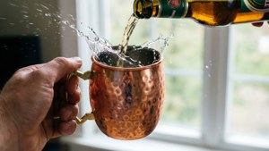 Pouring Ginger Beer