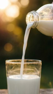 Pouring Milk Stream