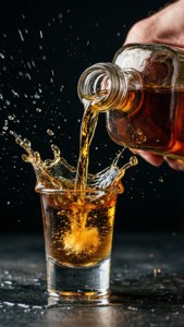 Pouring Moonshine