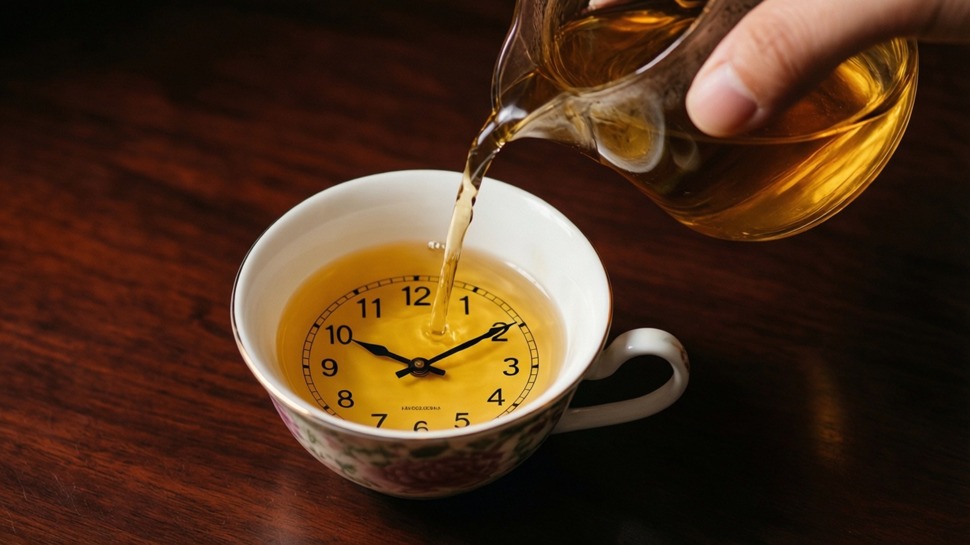 Pouring Time Tea by Wallpapers.art Studio