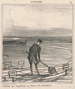Pourvu que l'aiguilleur ne fasse rien dérailler!