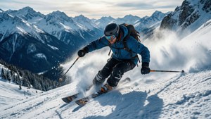 Powder Skiing in the Alps