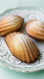 Powdered Madeleines Shell