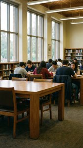 Powell Library Study Scene