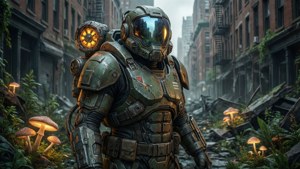 Power Armor in the Glowing Sea