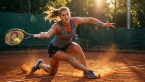 Power Serve at Sunset