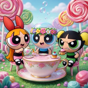 Powerpuff Tea Party