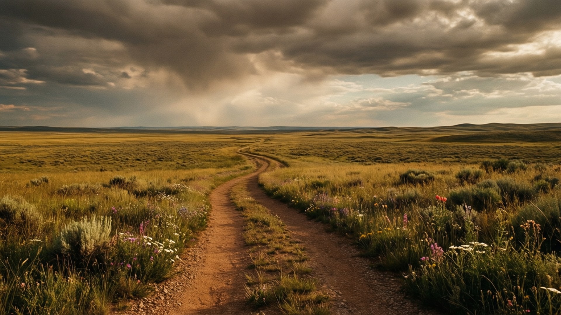 Prairie Trail Adventure by Wallpapers.art Studio