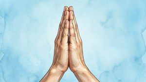 Prayer Hands Watercolor