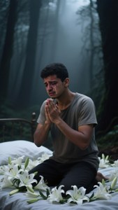 Praying Douma in Lilies