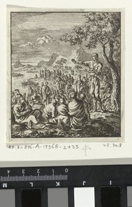 Prediking van Johannes de Doper aan de oevers van de Jordaan
