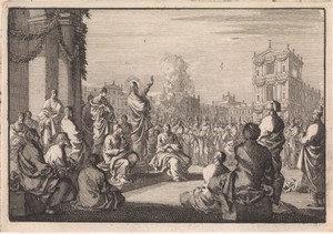 Preek van Christus voor de tempel
