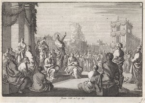 Preek van Christus voor de tempel