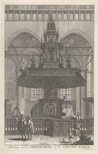 Preekstoel van de Nieuwe Kerk van Amsterdam