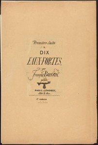 Première Suite de dix eaux-fortes