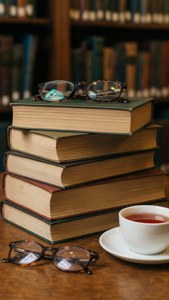 Preppy Library Stack