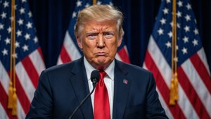 Presidential Podium Portrait