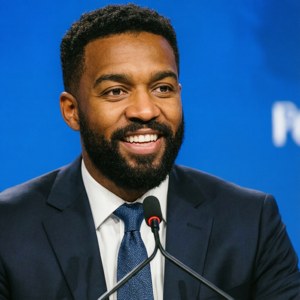 Press Conference Smile