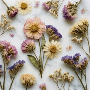 Pressed Botanical Flat Lay