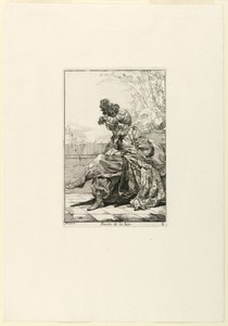Prestre de la Loy (The Priest of the Law), plate 9 from the series Caravanne du Sultan à la Mecque (Caravan of a Sultan Going to Mecca)