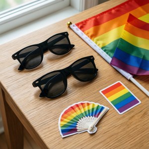 Pride Accessories Flat Lay