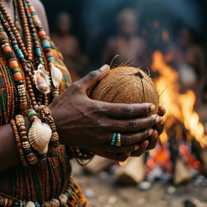 Priestess Hands and Coconut
