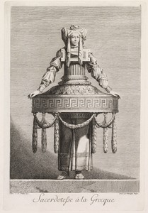 Priestess in the Greek Style, Plate 8