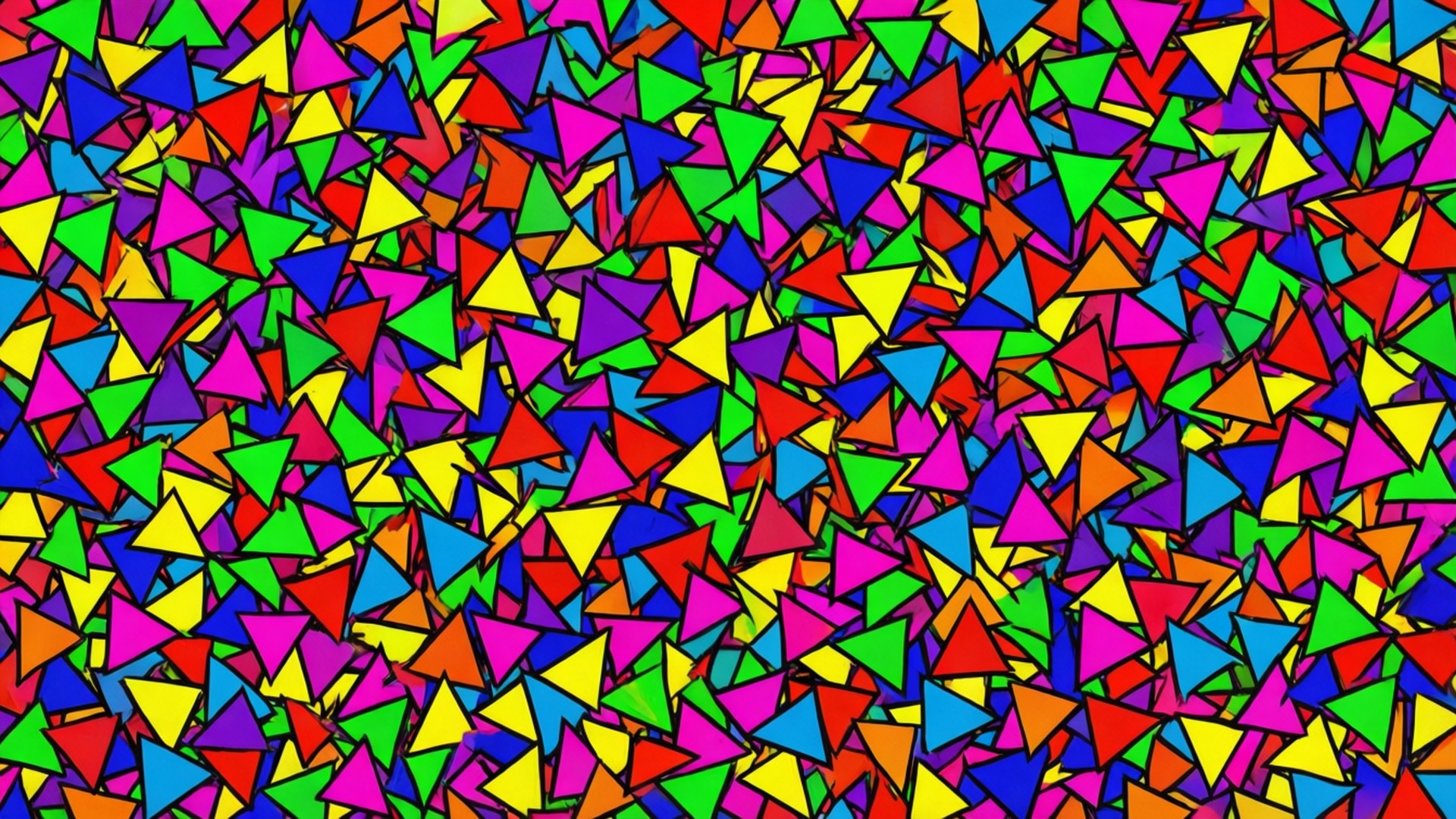 Primary Chaos Obtuse by Wallpapers.art Studio