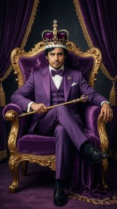 Prince on Velvet Throne