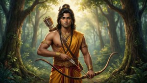 Prince Rama in Forest