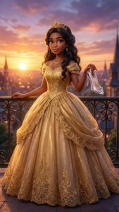Princess at Sunset