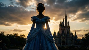 Princess Silhouette Sunset