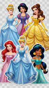 Princess Sticker Pack