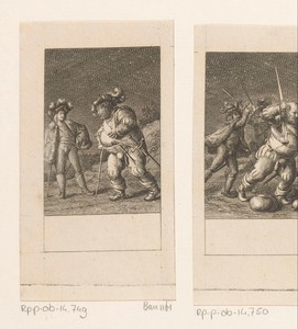Prins Henry en Falstaff in de buurt van Gadshill