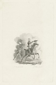 Prins van Oranje te paard, 1815