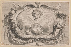 Printer's Device for Jan van Keerbergen: Vignette for Biblia Cum Glossa Ordinaria