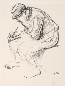 Prisoner of War Writing a Letter