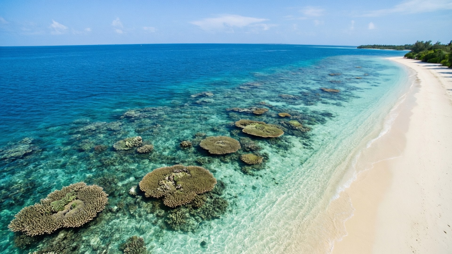 Pristine Tropical Beach by Wallpapers.art Studio