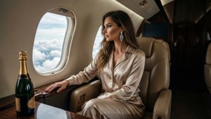 Private Jet Cloud Cruising