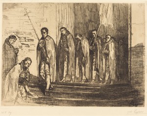 Procession Leaving a Church (La sortie de la procession)