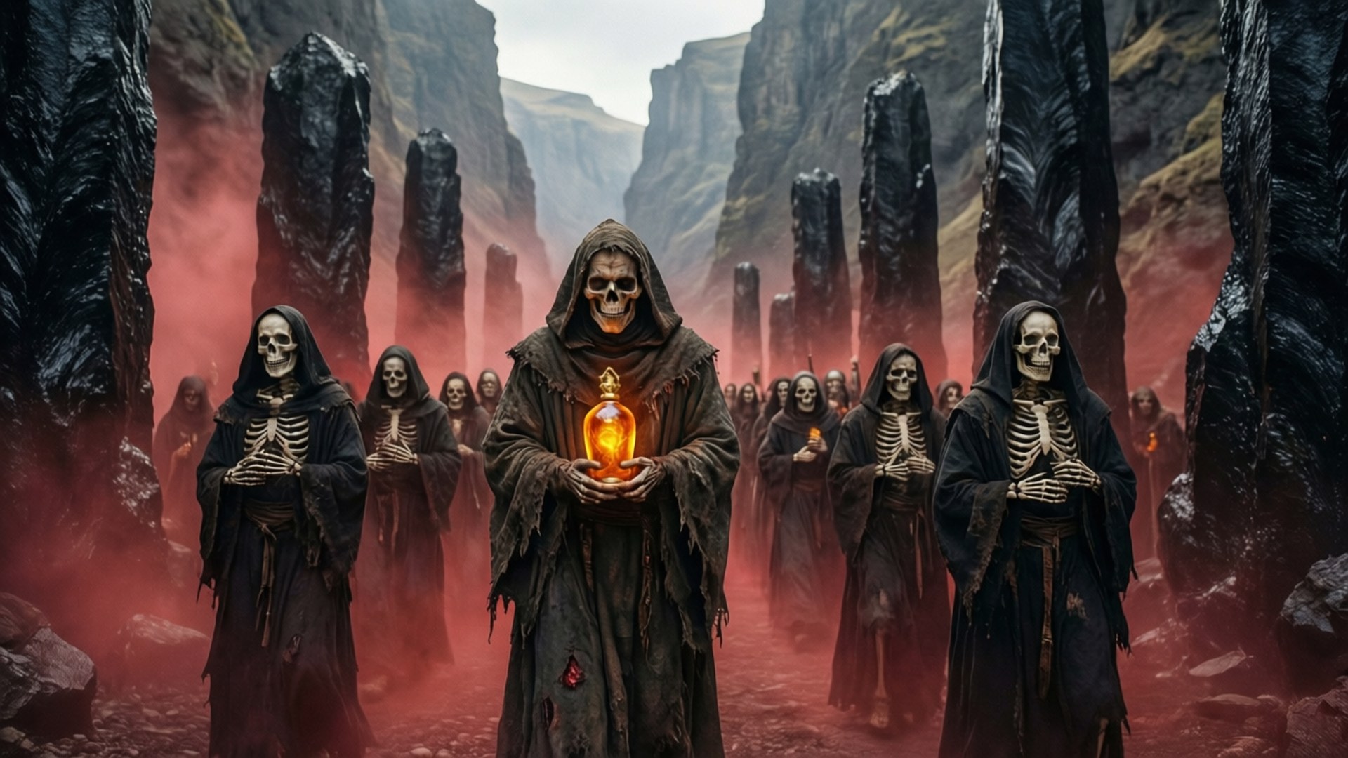 Procession of the Relic by Wallpapers.art Studio