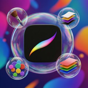 Procreate App Bubbles