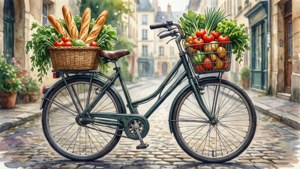 Produce Delivery Watercolor