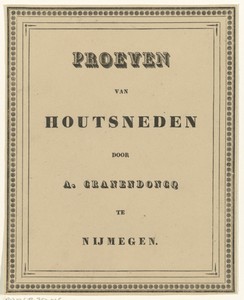 Proeven van houtsneden