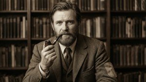 Professor Portrait Tweed