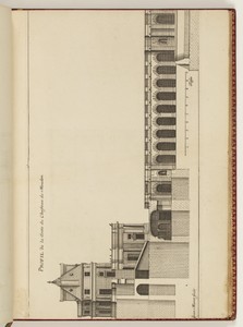 PROFIL de la Grote du Chasteau de Meudon