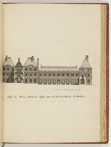 Profil du Palais d’Orleans bastie par la Roine Marie de Medicis